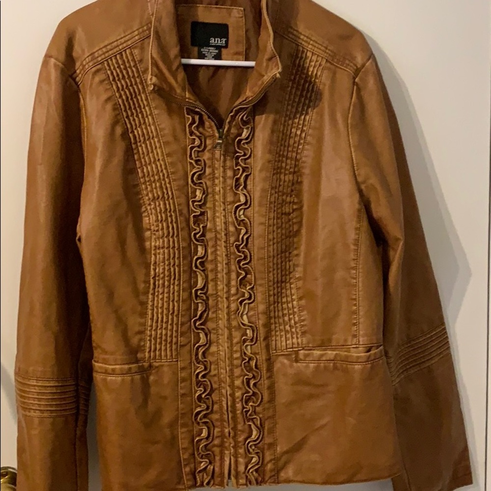 Faux leather jacket
